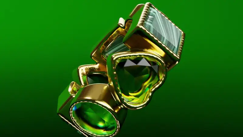The Green Shape Ring